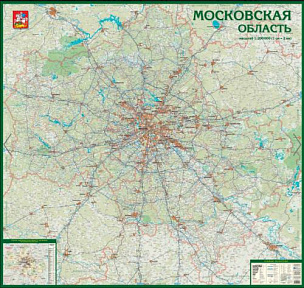 Карта дорог Московской области 